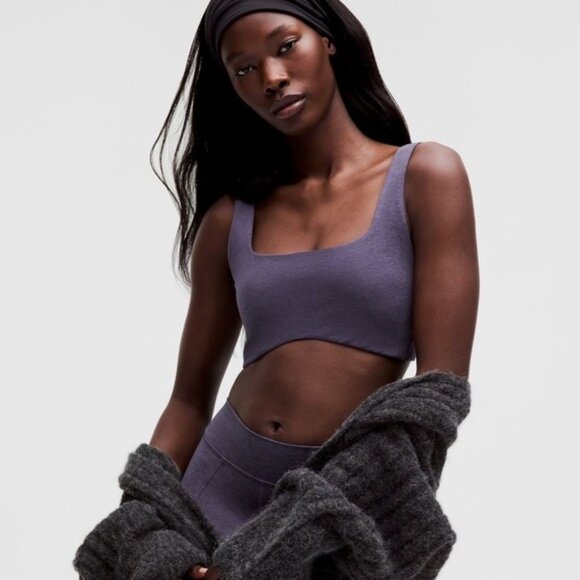 lululemon athletica Tops - 💜 NWT Lululemon 🔥 Soft Sueded Light Support B/C Cup Purple Sports Bra
